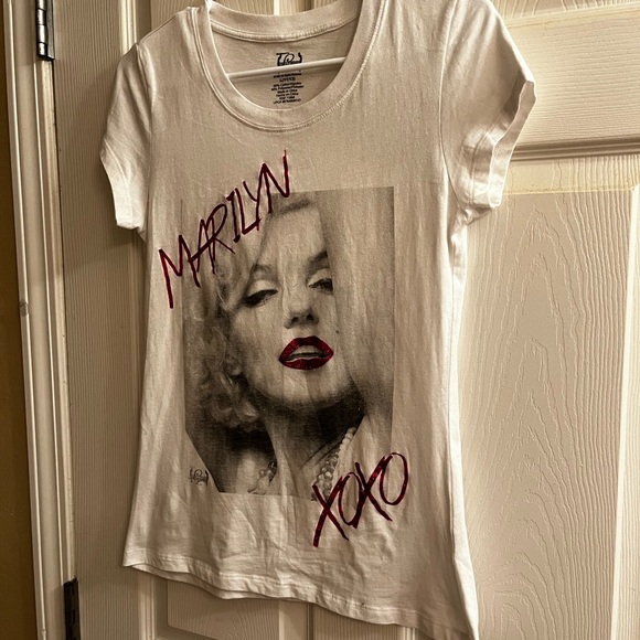 VTG~HOLLYWOOD LEGENDS~MARILYN DIMENSIONAL~XOXO TEE - 1985~L - Picture 8 of 8